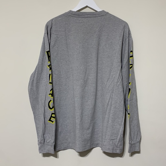 🔥 Palace Griddle Logo L/S Grey Shirt - Picture 6 of 8